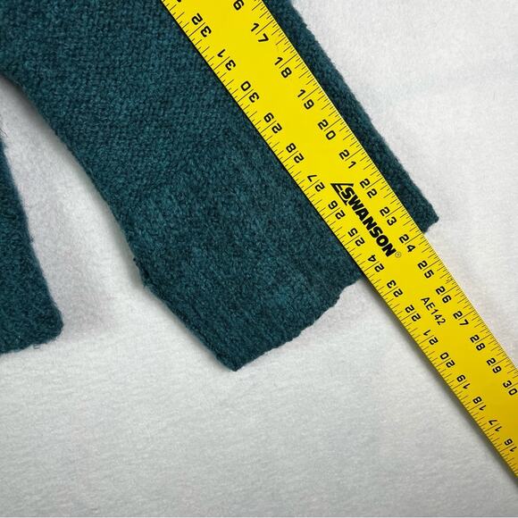 Classiques Entier Sweater Small Wool Mohair Blend Wide Bell Sleeve Cowl Neck - Picture 7 of 11